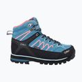 Moteriški žygio batai CMP Moon Mid WP teal/red fluo 2