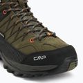 Vyriški trekinginiai batai CMP Rigel Mid Wp olive/flame 6