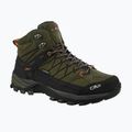 Vyriški trekinginiai batai CMP Rigel Mid Wp olive/flame