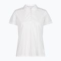 Moteriški polo marškinėliai CMP 3T59676 White/Ice polo