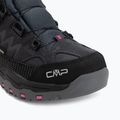 Vaikiški žygio batai CMP Kiruna Mid Fitgo Fleece Wp antracite/festival 7
