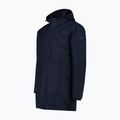 Vyriška lietaus striukė CMP 35K3737 Parka Zip Hood black/blue/winter sun 8