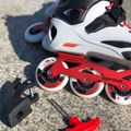 Rollerblade RB Pro X vyriški riedučiai pilkai raudoni 07101600 U94 11