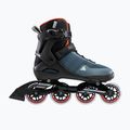 Vyriški riedučiai Rollerblade Sirio 80 orion blue/spicy orange 2