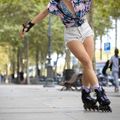 Rollerblade Macroblade 84 moteriškos juodos ir violetinės spalvos riedučiai 07370900 16