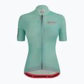 Santini Delta Kinetic moteriški dviratininkų marškinėliai mėlyni 2S940L75DELTAKINEACS