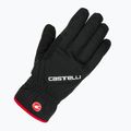 Vyriškos Castelli Entrata Thermal dviratininkų pirštinės juodos spalvos 5