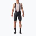 Vyriški Castelli Competizione Kit juodi/ sidabriniai pilki dviračių šortai