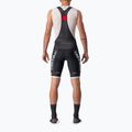 Vyriški Castelli Competizione Kit juodi/ sidabriniai pilki dviračių šortai 2