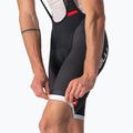 Vyriški Castelli Competizione Kit juodi/ sidabriniai pilki dviračių šortai 6