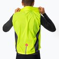Vyriška dviračių liemenė Castelli Squadra Stretch electric lime/dark gray 4