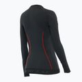 Moteriški termoaktyvūs marškinėliai Dainese Thermo juoda/raudona 2