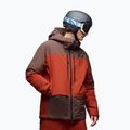 Vyriška slidinėjimo striukė Oakley Canopy Pro Insulated dark umber/flame red