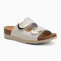 Moteriškos šlepetės Scholl Montery 2 Straps Ad Med off white