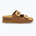 Moteriškos šlepetės Scholl Montery 2 Straps Ad Med cognac 2