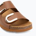 Moteriškos šlepetės Scholl Montery 2 Straps Ad Med cognac 7