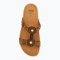 Moteriškos šlepetės Scholl New Bogota Wedge Med cognac/multi 5