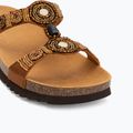Moteriškos šlepetės Scholl New Bogota Wedge Med cognac/multi 7