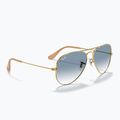 Akiniai nuo saulės Ray-Ban Aviator Classic arista gold/light blue