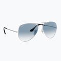 Akiniai nuo saulės Ray-Ban Aviator Classic silver/light blue