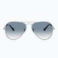 Akiniai nuo saulės Ray-Ban Aviator Classic silver/light blue 2