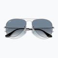 Akiniai nuo saulės Ray-Ban Aviator Classic silver/light blue 3