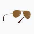Saulės akiniai Ray-Ban Aviator Classic arista gold/brown polarized 6