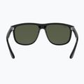 Akiniai nuo saulės Ray-Ban Boyfriend black/dark green polarized 5