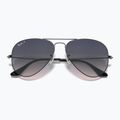 Akiniai nuo saulės Ray-Ban Aviator Classic gunmetal/blue polarized 3