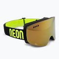 Slidinėjimo akiniai Neon Light black/yellow/mirror gold