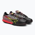 Vyriški futbolo bateliai Diadora Brasil Elite Veloce R TFR juodi ir raudoni DD-101.179182-D0136-40 4
