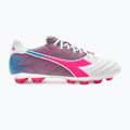 Vyriški futbolo bateliai Diadora Brasil Elite Veloce GR LPU white/pink fluo/blue fluo 11