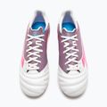 Vyriški futbolo bateliai Diadora Brasil Elite Veloce GR LPU white/pink fluo/blue fluo 13