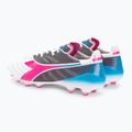 Vyriški futbolo bateliai Diadora Brasil Elite Veloce GR ITA LPX white/pink fluo/blue fluo 3