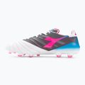 Vyriški futbolo bateliai Diadora Brasil Elite Veloce GR ITA LPX white/pink fluo/blue fluo 10