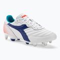 Vyriški futbolo bateliai Diadora Brasil GR LT+ MPH white/navy