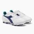 Vaikiški futbolo bateliai Diadora Brasil 2 R LPU JR white/navy 4