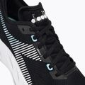 Moteriški bėgimo bateliai Diadora Passo 3 black/white/aruba blue 8