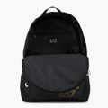 EA7 Emporio Armani Train Core 20 l juoda/auksinė kuprinė su logotipu 4
