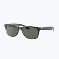 Akiniai nuo saulės Ray-Ban New Wayfarer Classic matte black transparent/green g-15 4