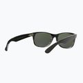 Akiniai nuo saulės Ray-Ban New Wayfarer Classic matte black transparent/green g-15 6