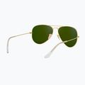 Saulės akiniai Ray-Ban Aviator Classic matt gold/blue polarized 6