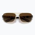 Akiniai nuo saulės Ray-Ban RB3522 arista gold/brown 3