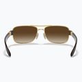 Akiniai nuo saulės Ray-Ban RB3522 arista gold/brown 5