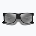 Akiniai nuo saulės Ray-Ban Justin Classic matt black/silver grey mirror 3