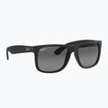 Akiniai nuo saulės Ray-Ban Justin Classic matt black gum/dark grey