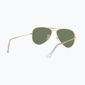 Vaikiški saulės akiniai Ray-Ban Aviator arista gold/dark green 6