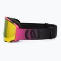 Slidinėjimo akiniai Neon Ice black/pink/mirror red/amber 5