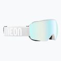 Slidinėjimo akiniai Neon Beam white/white/mirror steel