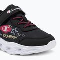 Vaikiški batai Champion Funfair Print G PS Low Cut new black/fluorescent pink/imperial light blue 7